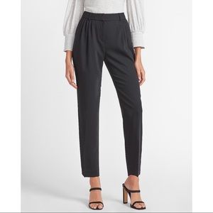 EXPRESS High Waisted Pleated Front Ankle Pant